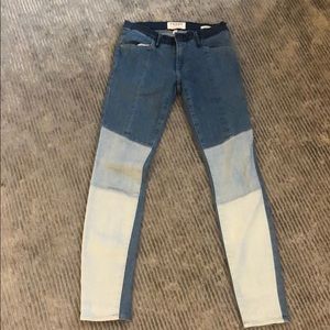 Frame color block denim jeans size 26